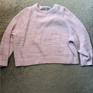 Old Navy Light Pink Crew Neck Sweater